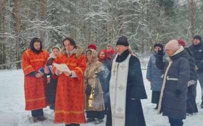 Панихида на Ржевском полигоне